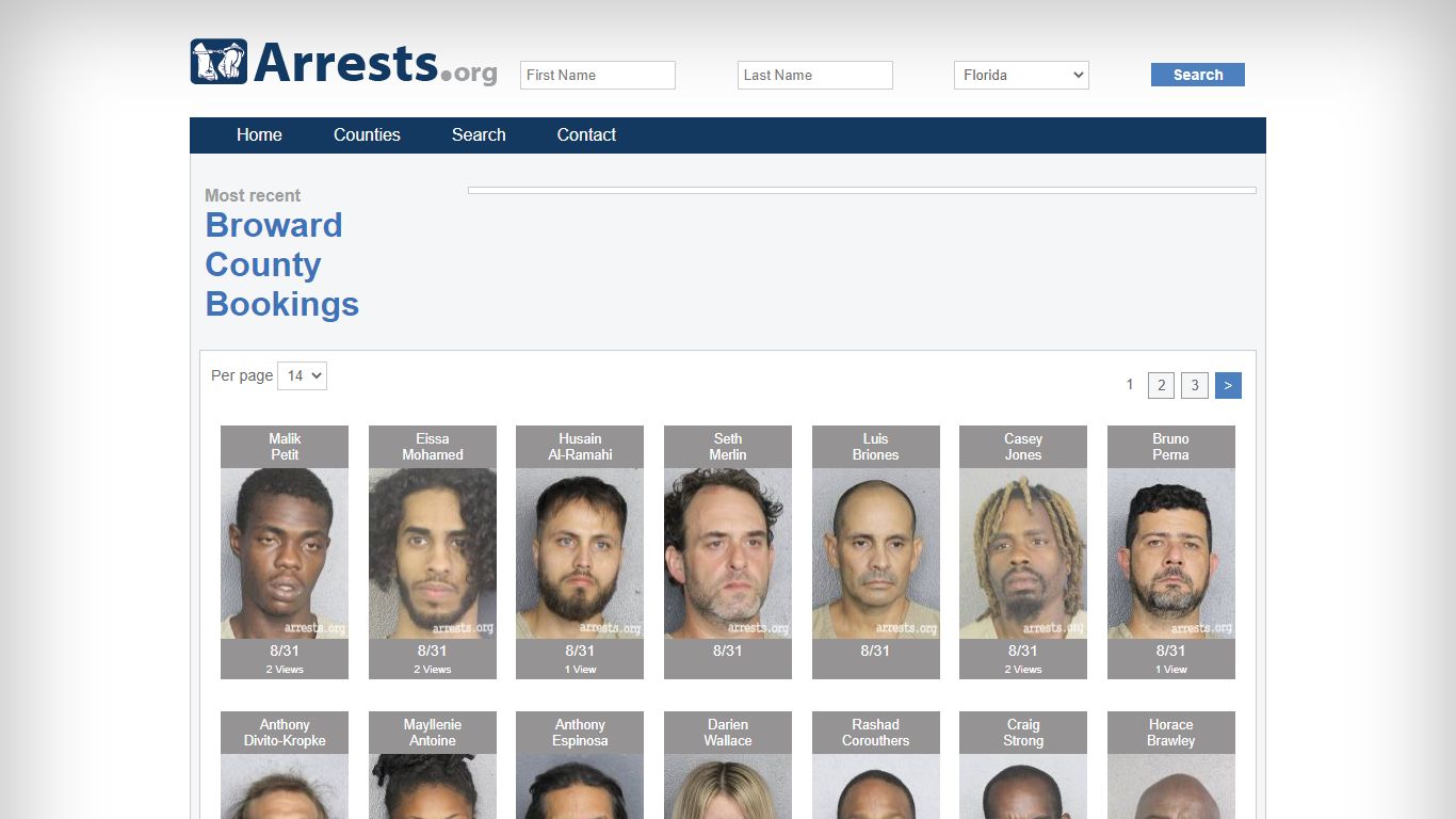 Broward County Arrests and Inmate Search