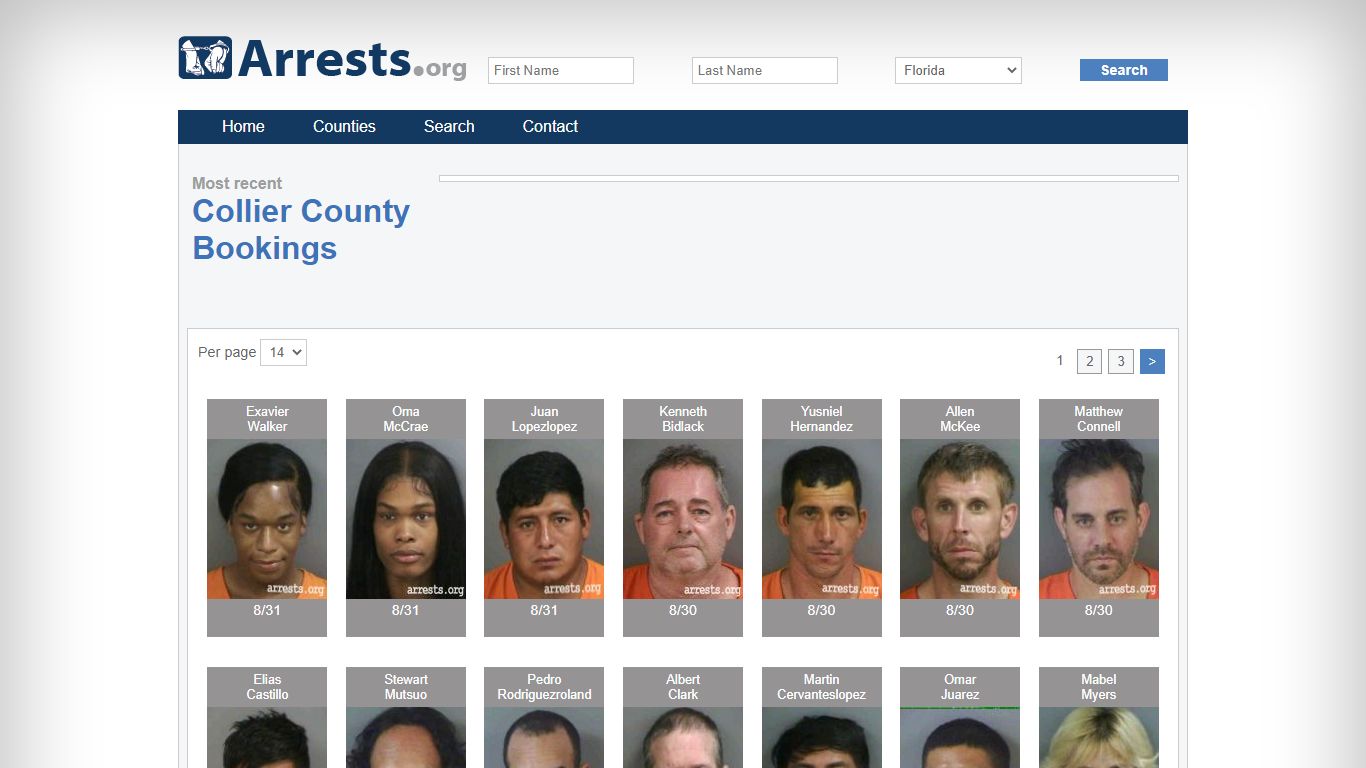 Collier County Arrests and Inmate Search